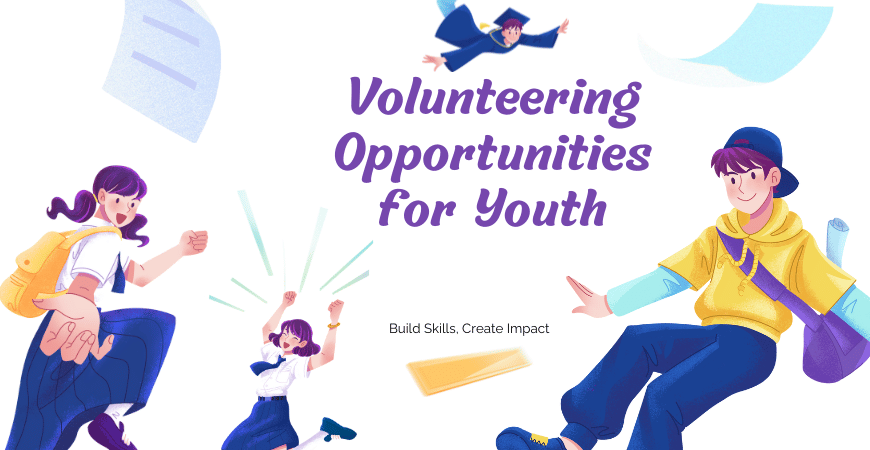 Volunteering opportunities for youth to build skills