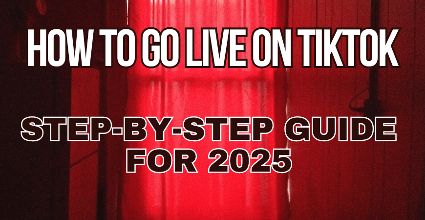 how to go live on tiktok