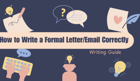 write a formal letter or email correctly