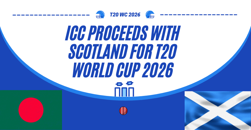 ICC proceeds with Scotland for T20 World Cup