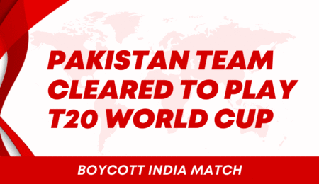 Pakistan Team Cleared to Play but to Boycott India Match Pakistan Team