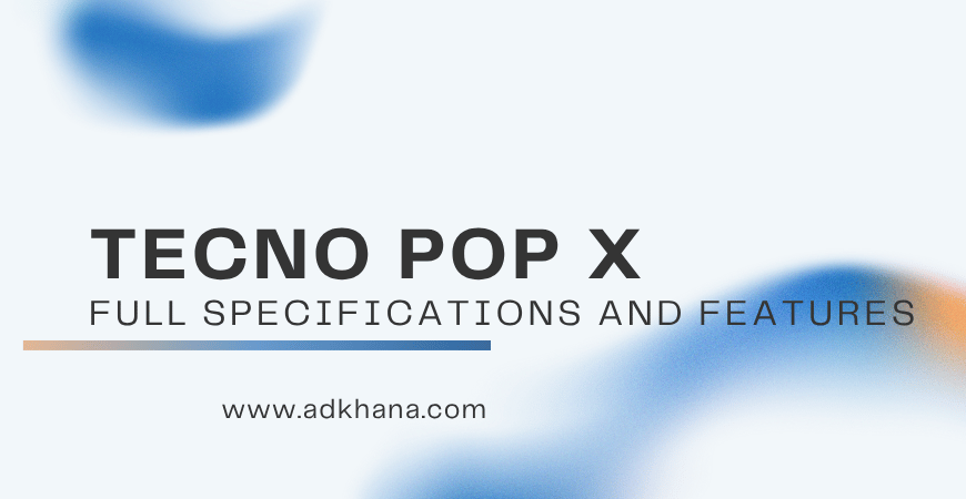 tecno pop x