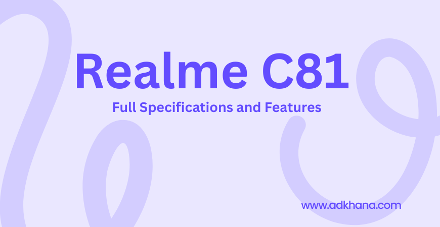 realme c81
