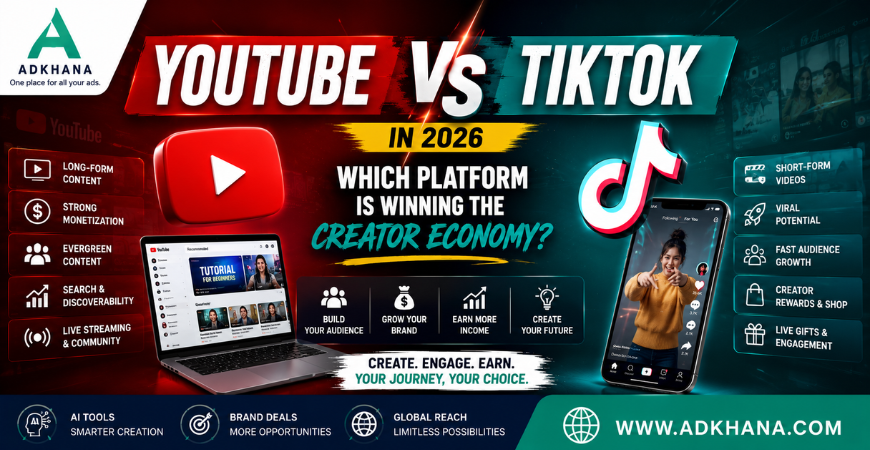 YouTube vs TikTok in 2026 youtube vs tiktok