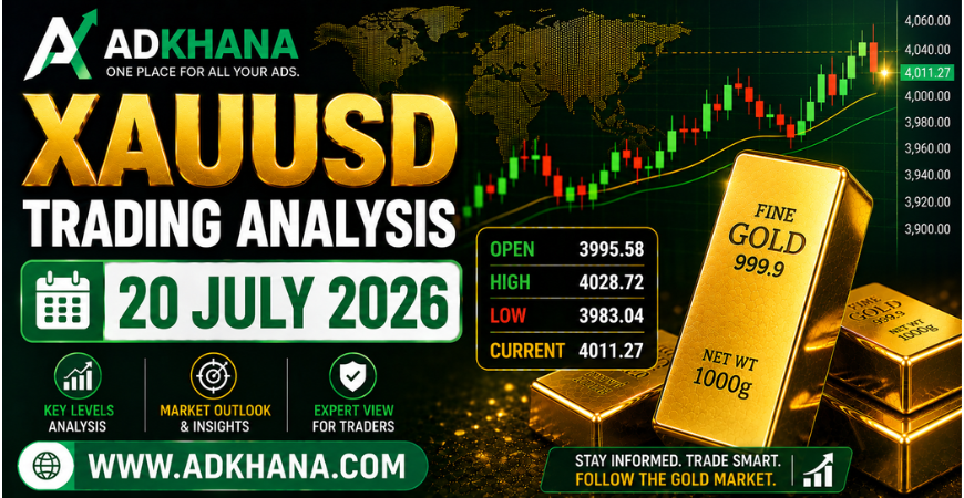XAUUSD Trading Analysis 20 July 2026: Gold Forecast xauusd