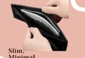 Slim Men Wallet – Minimal Design with Premium Lychee Texture