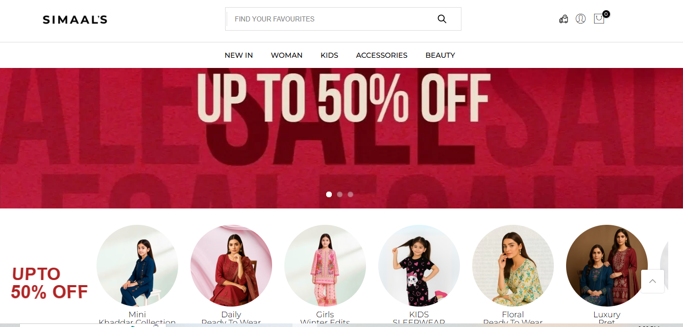 Kids Clothes Sale 50% Off at SIMAALS